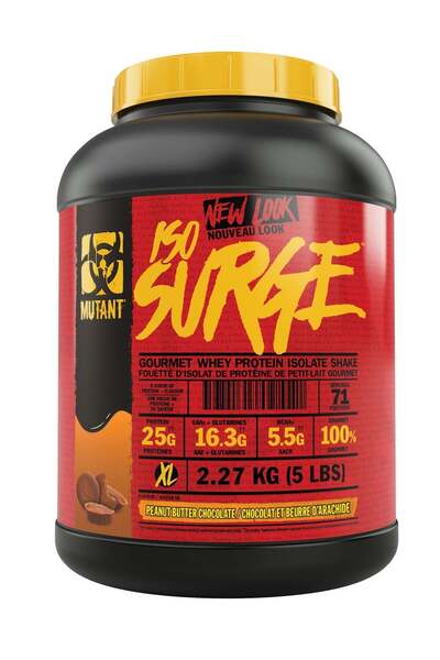 MUTANT شوكولاتة زبدة الفول السوداني من ISO SURGE 2.27 كجم (5 أرطال)