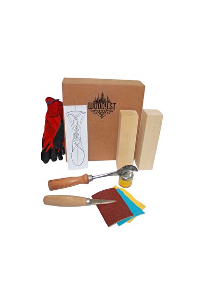 Woody.st Ahşap Detaylı Kaşık Oyma Kendin Yap Hobi Seti – Başlangıç İçin Her Ş...