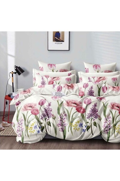 Happy Home FINET bed linen, double bed, without elastic, 6 pieces, 230x250cm