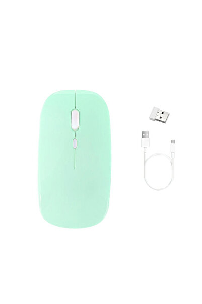 Other Wireless Bluetooth Computer Mouse with Radio Band - CTMM (Green)