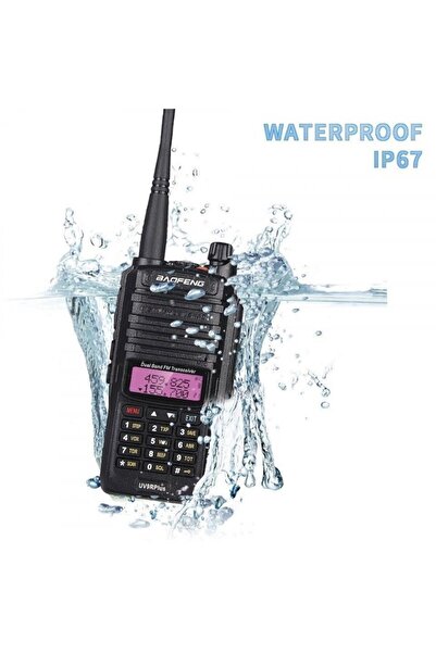 BAOFENG UV9R Plus Radio Station Set, 8W Professional, IP68 Water and Dust Resistance, Dualband,