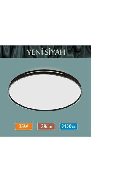 ERBAY 35W SIVA ÜSTÜ ARMATÜR DEKORATİF LED PANEL Siyah