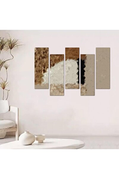 Generic Modern Abstract Art Wall Panel - 24069 - Divided into five graduated pieces - 2