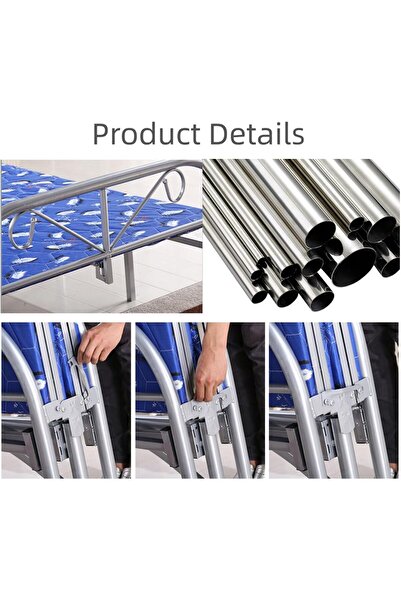 Crestj Versatile Adjustable Iron Bed - High Back and Comfortable