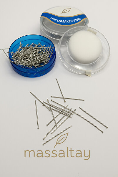 Massaltay Mavi Kutu Toplu İğne 200’lü – Dikiş, El İşi, Kına ve Nikah Hazırlık...