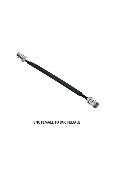 Choice10 كابل محوري مسطح RF بطول 25 سم من أنثى إلى أنثى، يمر عبر الباب/النافذ...