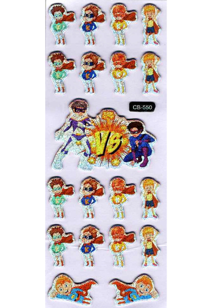 Limmy Naljepnica Reljefna Naljepnica Etiketa za Planer Sveske (cb550) 16x7 cm...