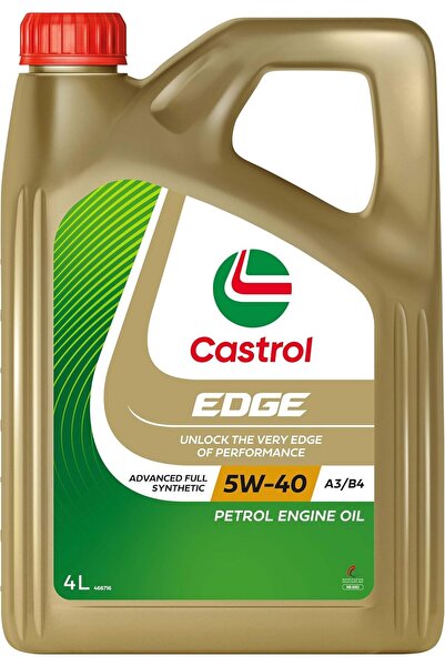 CASTROL زيت محرك سيارة إيدج 5W-40 A3/B4 صناعي بالكامل 4 لتر، CLC51030160