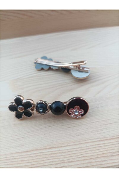 JHTshop Stylishly Designed Set of 2 6 cm Hair Clips – Floral, Bow, Leopard an...