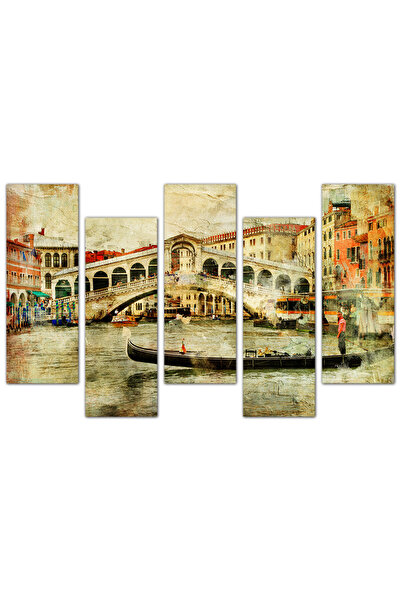 Generic Wall panel - Venice - 920 - divided into five graduated pieces - 2