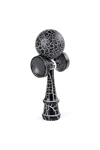 MAGIC TOYS Kendama 18 cm Crack – Lemn Masiv, Model Crăpat, Jucărie de Îndemân...