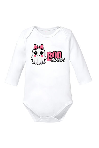 OEM Body copil alb Halloween Happy Halloween bumbac mărimea 74
