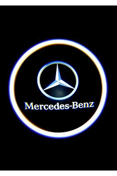 THK Set of 2 LED Holograms, with MERCEDES BENZ LOGO for car doors, smart with sensor, HD projection