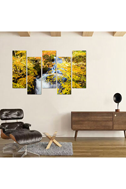 Generic Wall panel - landscape - 724 - divided into five graduated pieces - 2
