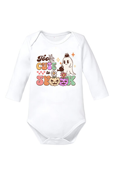 OEM Body copil bumbac First Halloween alb mărimea 80