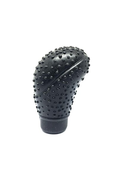 MericLine غطاء مقبض ناقل الحركة من السيليكون للتدليك بيضاوي باللون الأسود