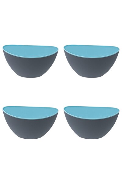 Vervo.ro pentru minți curioase Set of bowls, 4 pieces, 330 ml, Plastic, Grey