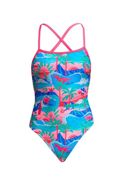 FUNKİTA STP Dudette Kadın Yüzme Mayosu - Çift Çapraz Sırt, Klor Dirençli, Ekolojik Tasarım