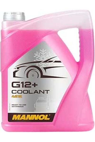 MANNOL سائل تبريد مضاد للتجمد سعة 5 لتر G12+ أحمر جاهز للخلط -30 درجة مئوية /...