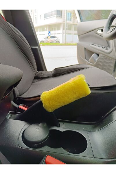 Marsilyan Soft Plush Handbrake Ornament Yellow Ieg-Otoaks