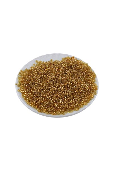 Serhat Aksesuar ve El İşçilik 08 خرز رملي أصفر داكن 3 مم (90 جرام)