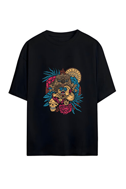 GraffTee ΣΧΕΔΙΑΣΜΕΝΟ ΟΥΝΙΣΕΞ OVERSIZE ΒΑΜΒΑΚΕΡΟ ΜΠΛΟΥΖΑΚΙ