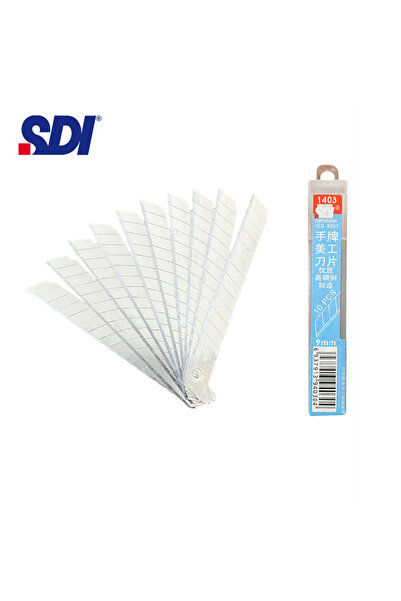 LTG Nova Sdi 1403 Çelik Maket Bıçağı Falçata Ucu Yedeği 9Mm 60 Derece Küçük 1...