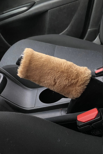 Marsilyan Soft Plush Handbrake Ornament Brown Ieg-Otoaks