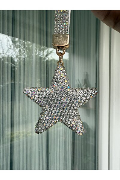 DGK COLLECTİON Sparkling, Zircon Stone Star Keychain 🌟