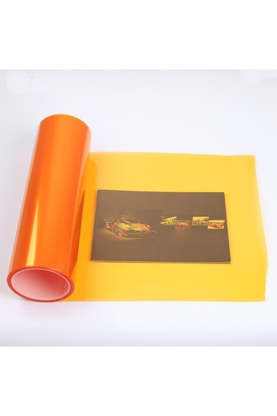 TakÇalıştır Headlight stop film 1mx30cm orange