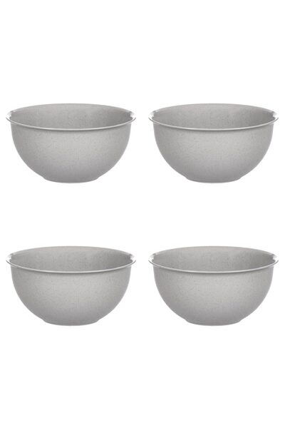 Vervo.ro pentru minți curioase Set of 4 bowls, 4 pieces, 3 L, Plastic, Gray