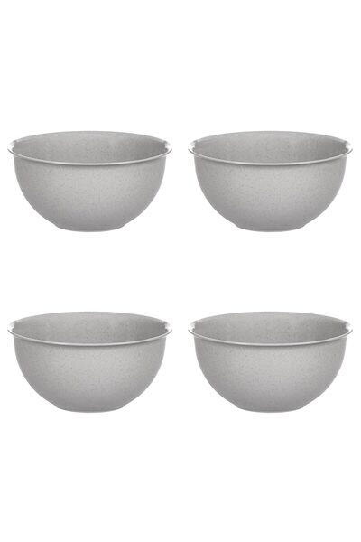 Vervo.ro pentru minți curioase Set of 4 bowls, 4 pieces, 3 L, Plastic, Gray