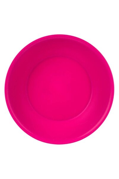 Vervo.ro pentru minți curioase 4-piece plate set, deep plates, plastic, fuchsia, diameter 18 cm