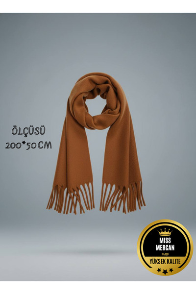 MISS MERCAN Atkı rengli Premium Soft Buklet Kalitede Şal Yumuşacık Dokusu ile...