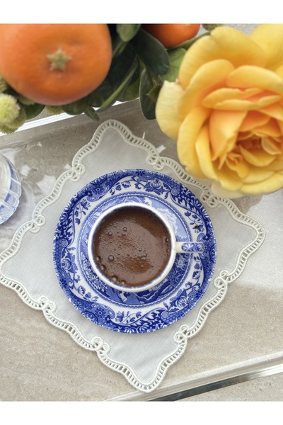 Matis Home Line White Business 2-Piece Coaster Set