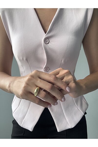 Ressia Serrated Convex Ring