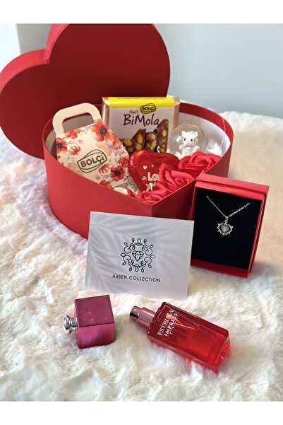 Ahsen Collection Mutluluk kutusu kırmızı