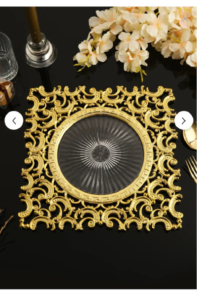 PONCİKPAZAR MONA Set Supla 6 buc Culoare Aur, Set Supla din plastic dur de lux