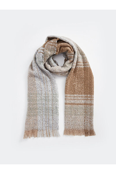 LC Waikiki Ανδρικό κασκόλ με καρό σχέδιο με λεπτομέρεια με φούντα Izr New Season