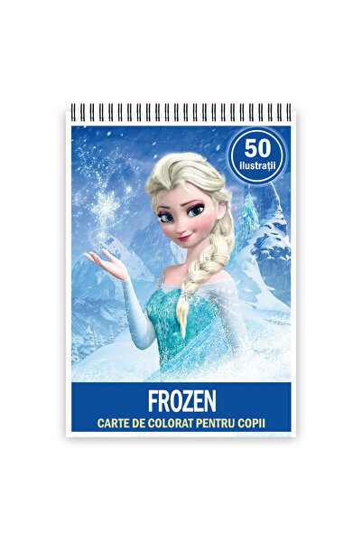 Legendary Gifts Carte de colorat, 50 de ilustratii Frozen, 106 pagini, A4