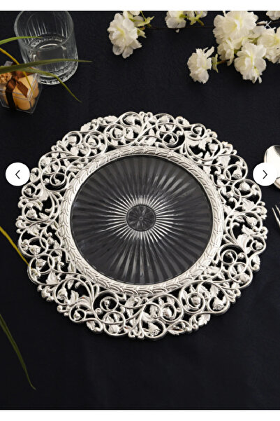 PONCİKPAZAR Set de 6 sub-borduri LALE, set de sub-borduri din plastic dur de lux