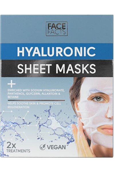 Face Facts قناع الهيالورونيك الورقي من فيس فاكتس
