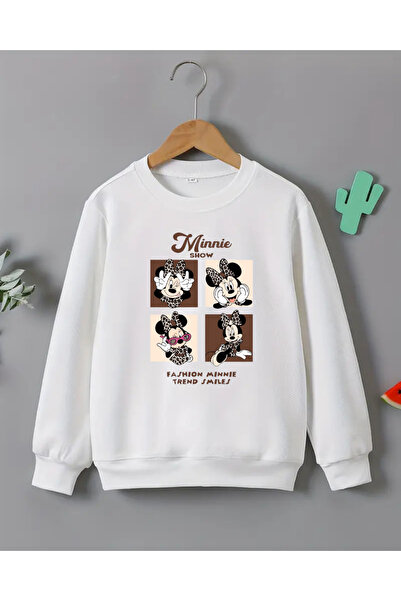 haha Kız Çocukları için   Baskılı Uzun Kollu T-shirt