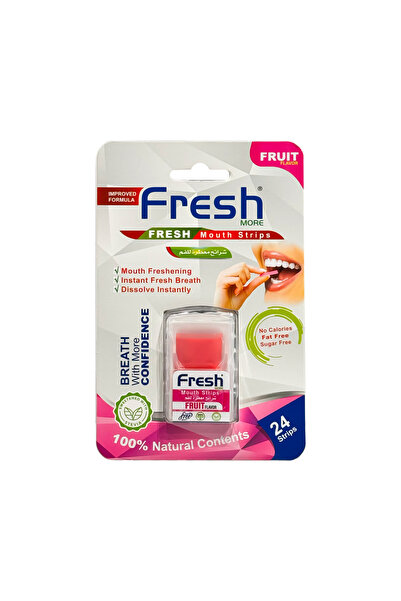 Fresh شرائح معطرة للفم مور بنكهة الفروت من فريش 24 شريحة