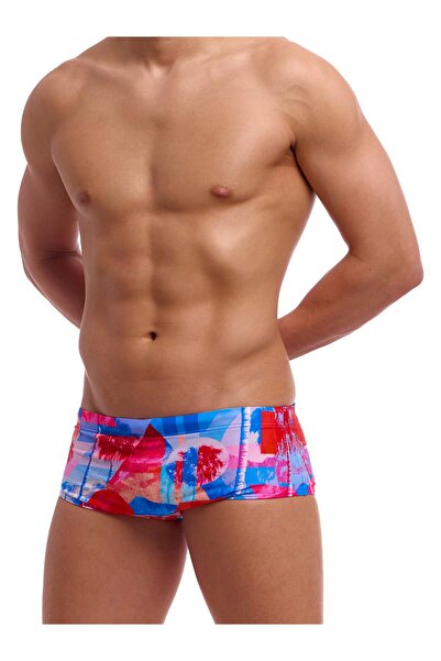 Funky Trunks Men's Sidewinder Swim Trunks - Miss Adventure (Men's Sidewinder Trunk)