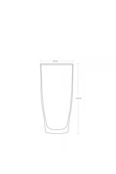Paşabahçe Diamond Soft Drink Glass Set of 4, 315 Cc