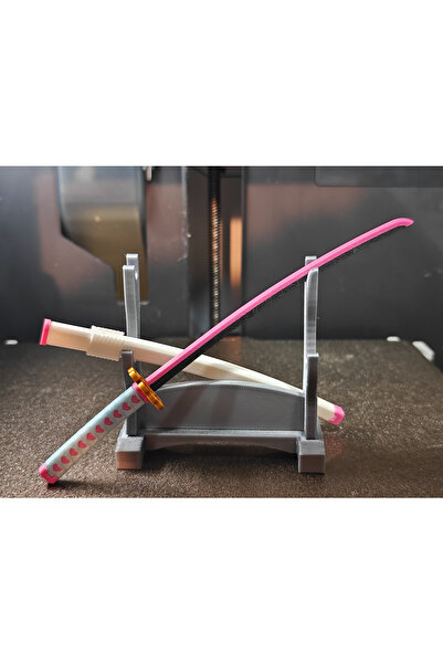 Titrek Toys Mitsuri Kanroji 18cm Katana Replika + Kın + Stand | Demon Slayer Koleksiyon Katana