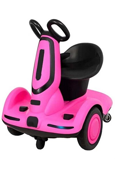 NIAZI TOYS Pink Multifunctional Electric Scooter for Kids, Pink Dual Motor Three-Wheel Electric Scooter, Music
