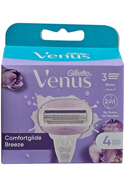 Gillette Venus Comfort Glide Breeze Razors For Women 2 in 1 of 4items