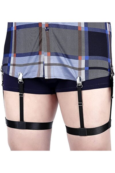 First pro Kedofe Men Shirt Stays Adjustable Elastic Shirt Garter Shirts Holder with Non-slip Locking Clamps fo